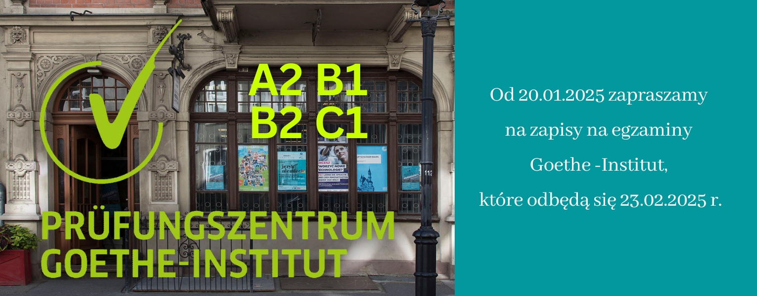 Zapisy na egzaminy Goethe-Institut