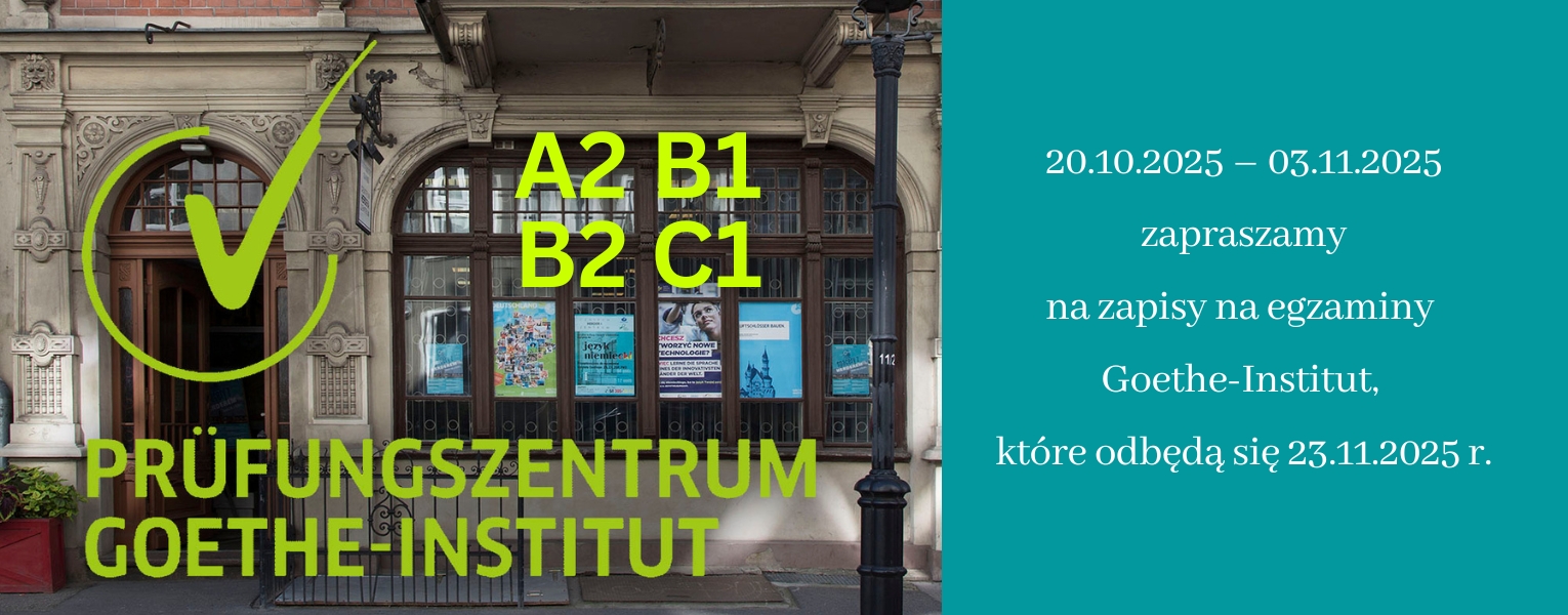 Zapisy na egzaminy językowe Goethe-Institut